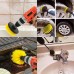 4pcs Nylon Drill Brush Kit Tub Cleaner Scrubber Cleaning Brushe Set